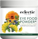 Herb ecléctica - Powder de alimentos oculares TENIDO Visión Soporte, Superfood Vitamina y Suplemento Mineral TENIDO Apoyos Eye Health TEN Bilberry + Gingko ANTE Freeze Dried, Orgánico, Vegan, Non-GMO (4.9 oz TEN 138 g)