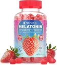 Melatonina Gummies - 10 mg Fresa Flavored Suplemento alimenticio dietético para ayudar a dormir - 150 Gummies Vegan