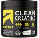 Ascent Clean Creatine Monohydrate Powder - 5G Por Serving, Creapure Supplement - Unflavored, 45 Servings