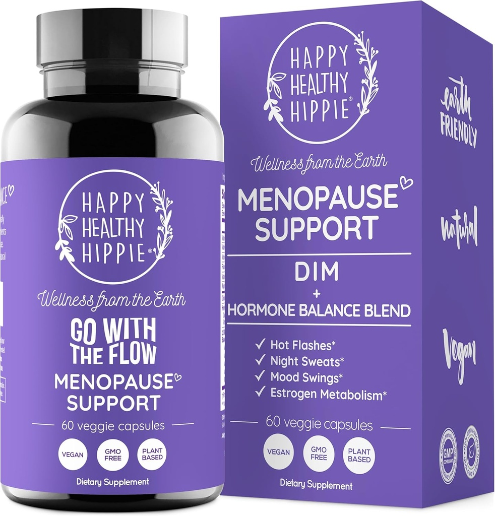 Menopause Supplements for Women – DIM Supplement + Probiotics | Estrogen Metabolism & Hormone Balance Support | Perimenopause Relief | Hot Flashes, Mood Swings & Night Sweats | Dong Quai | 60 Ct