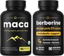NutraChamps Complete Hormonal &amp; Metabolic Support: Maca &amp; Berberine Duo