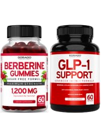 Berberine Gummies with Ceylon Cinnamon (60 Gummies) Premium Sugar-Free Ceylon Cinnamon Suplemento y GLP-1 Suplemento (60 Conde) Apoyo Gut Health & Metabolism - Non GMO &amp; USA Made