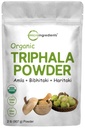 Organic Triphala Powder, 2 Pounds (Amla + Haritaki + Bibhitaki) | India Origin, Herbal Adaptogen Supplement, Supports Colon & Immune Health | Vegan, No GMOS