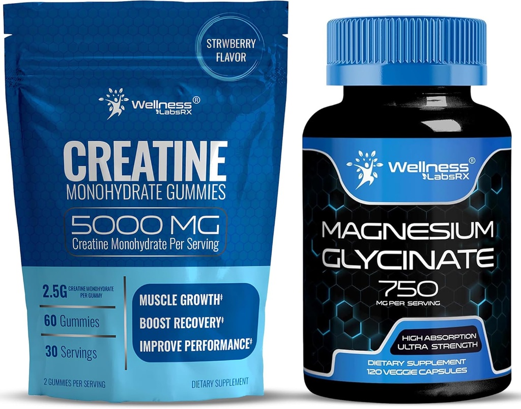 Gummies de crema con cápsulas de glucocinato de magnesio