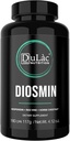 Dulàc - Diosmin Hesperidin 1000mg Suplemento dietético 180 Tabletas, Enriquecido con Extracto de Castaña de Caballo y Carnicerías Broom