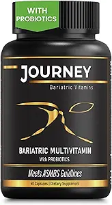 Journey Bariatric Multivitamin with Probiotics & Iron – Capsule (60 Count)
