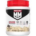 Muscle Milk Genuine Protein Powder, Cookies 'N Crème, 1,93 libras, 13 piezas, 32g Proteína, 3g Azúcar, Calcio, Vitaminas A, C & D, NSF certificada para Deporte, Energizante Snack, Embalaje Mayo Vary
