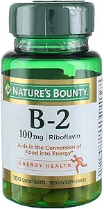 Vitamina B-2 100 mg, 100 tabletas (Pack of 6)