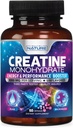 Construido por Nature Creatine Monohydrate Pills - Micronized Creatine Supplement for Men &amp; Women - Muscle Strength, Energy, Endurance, and Recovery - Gluten-Free, Vegan, Non-GMO - 60 cápsulas