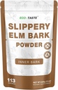 ECO-TASTE Slippery Elm Powder para Gut-Health, Pure Inner Slippery Bark Powder 2000mg por Serving, Vegetarian - 226 Grams