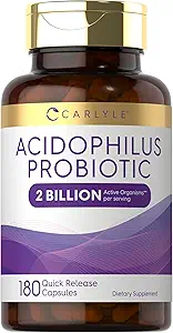 Carlyle Acidophilus Probiotic for Women ' Men's Digestive Health