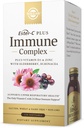 Complejo Solgar Ester-C Plus Immune -120 Softgels, soporte de 24 horas, soporta la salud respiratoria superior - Plus D3, Zinc, Elderberry &amp; Echinacea - Non-GMO, Gluten Free, Dairy Free - 60 Servings,