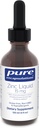 Encapsulaciones puras Zinc Liquid 15 mg  Zinc Gluconate Hypoallergenic Supplement for Immune Support ← 4 fl. oz.