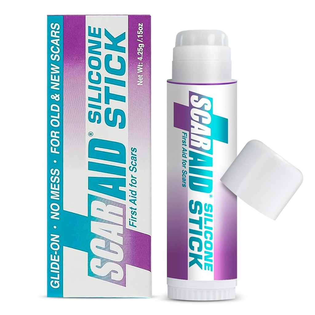 Silicone Scar Gel for Scars After Surgery, C Section Scar & Deep Scar Removal, Silicone Stick, Silicone Scar Gel for Surgical Scars & Keloid Scar Treatment, Silicone Gel for Scars After Surgery, 4.25g