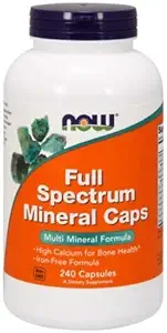 Ahora Comidas Espectro completo Mineral, 240 caps ( 3 Pack)