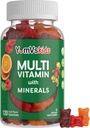 YumVs Kids Multivitamin Gummies - Fruit Flavored Chewable Children's Multivitamin - Kids Vitamins Multivitamin Gummy con 12 Minerales & Vitaminas A C D3 E B6 B12 (120 Cuenta (Pack of 1))