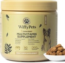 11-en-1 Multivitamina de perros para perros pequeños, medianos &amp; grandes razas, vitaminas y suplementos de perros, mezcla de vitaminas para la piel " Cuna por WiffyPets,Boosts Inmunity TEN 90 Conde,Chicken