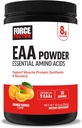 Factor de fuerza Aminoácidos esenciales, Espectro completo EAAs Aminoácidos Polvo, Suplemento de Aminoácidos para Mujeres y Hombres para apoyar la recuperación del músculo saludable y el entrenamiento, Mango de naranja, 30 Servimientos