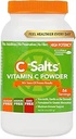 C-Salts Vitamina C Powder Suplemento - 100% Pure High Dose Buffered Vitamin C Powder para Immune Support - Organic, Sugar-Free, Vegan, Non-GMO, Stomach-Friendly, Original 8 oz