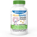 DrFormulas Probióticos Chewable para Adultos Infantiles Silenciosos para Salud Oral Dental, Respiración Mal, " Mejor Digestión 20 Multi Strain - S boulardii, Lactobacillus plantarum y Bifidobacterium infantis, 60 Chews