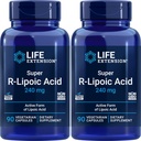 Super R-Lipoic Acid 240mg, 90 Veg Capsules (Pack of 2)