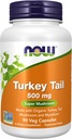 AHORA Suplementos de alimentos, Turquía Tail 500 mg, Super Mushroom, Hecho con Mushroom de Tail de Turquía orgánica y Mycelium, 90 cápsulas de Veg