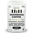 Ohmyes 11 Café de hongos con Cacao – 11 EE.UU. Mushrooms Adaptogénicos para Focus, Clarity & Energy – Lion’s Mane, Reishi, Chaga + Nootropic Organic Superfood by OhmSí (7oz) - 99 Servings