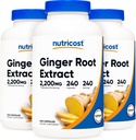 Nutricost Ginger Root Extracto 550mg, 240 cápsulas (3 botellas)