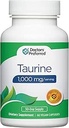DOCTORS' PREFERRED Taurine Supplement - 1,000 mg/Serving TEN 60 Vegan Capsules