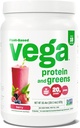 Vega Protein y Verdes Protein Powder, Berry - 20g Planta base Protein Plus Veggies, Vegan, No GMO, Pea Protein para Mujeres y Hombres, 1.2 libras (Packaging May Vary)