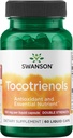Swanson doble fuerza tocotrienols - Antioxidante - (60 cápsulas líquidas, 100 mg cada uno)