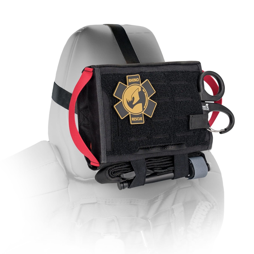 RHINO RESCUE Car Tactical IFAK Trauma Kit with C-A-T Tourniquet
