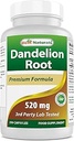 Mejor Naturales Dandelion Root 520 mg 250 cápsulas