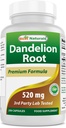 Mejor Naturales Dandelion Root 520 mg 250 cápsulas