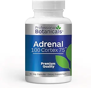 Professional Botanicals Adrenal Cortex Supplement, Adrenal Health Supplement Supports Healthy Adrenal Gland Function - 90 Veg Capsules