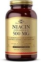 Solgar Niacin (Vitamin B3) 500 mg, 250 cápsulas vegetales - Metabolismo energético - No GMO, Vegan, Gluten Gratis, Dairy Free, Kosher - 250 Actuaciones