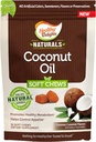 Saludables Deleites Naturales, Coconut Oil Soft Chews, Promueve Metabolismo Saludable, Ayuda Control Appetite, Delicious Coconut Caramel Flavor, 30 Conde