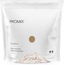 ProMix Nutrition Creatine Monohydrate Powder, Desflavorado - 5g de Creatina Micronizada por Servir - Aumentar la ganancia muscular, Fuerza &amp; Apoyos Recuperación - 180 Servimientos