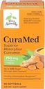 Terry Naturalmente CuraMed 750 mg - 60 Softgels - Absorción Superior BCM-95 Suplemento de la Curcumina, promueve la respuesta saludable de la inflamación - No GMO, libre de gluten, Halal - 60 Servimientos