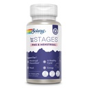 Solaray PMS " Menstrual her life STAGEs - PMS Support Supplement for Women with Cramp Bark, Vitex Chasteberry - Made without Hormones - 60-Day Guarantee - Vegan, Lab Verified - 24 Servings, 24 VegCaps