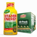 Vitamin Energy B12 11,000% Extra Strength Energy Shot Mango 48 Pack, 260mg Natural Caffeine, B12 &amp; B6, Nootropic Focus, Vitality, Zero Sugar, Gluten-Free, Vegan, Kosher, 1.93 fl oz