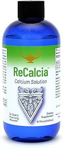 RnA ReSet ReCalcia – Liquid Calcium Supplement, High Absorption Pico-Ionic Formula, 8.1 Fl Oz (1-Pack)