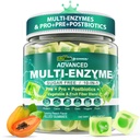 Digestive Enzymes Gummies for Women ' Men, Multi-Enzymes with 90Billion CFU Probiotics and Prebiotics & Postbiotic, Vegetable " Fruit Fiber Blend, Super Enzymes for Digestive " Gut Health,Immune,60Cts
