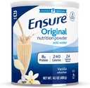 Asegurar el polvo de nutrición original con 9g de proteína por servicio, vainilla, 14 onzas