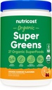 Nutricost Organic Super Greens Powder (30 Servings) Orange Sunrise Flavor - Superfood Supplement Drink Mix