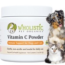 Mascotas Wholistic Orgánicas Pure Ester-C Polvo para Perros - 2 Oz - Alternativa Saludable a Cerdos de Alergia Perro - Suplemento Vitamina C para Alivio de Alergia Perro, Apoyo Inmune, Alivio Itch para Perros - Hecho en EE.UU.