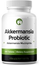 Akkermansia Muciniphila Probiotic Supplement 240 Tablets 100 Million AFU Probiotics for Men &amp; Women Supports Intestinal Digestive & Gut Health (240, Akkermansia Muciniphila)