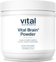 Vital Nutrients Vital Brain Powder ← Phosphatidylserine, Acetyl-L-Carnitine Brain Supplement TEN Nootropic TEN Healthy Cognitive Function, Memory, Learning* TEN Gluten, Dairy, Soy Free Silencioso ← 150g