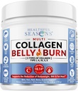 Multi Collagen Powder with Types I, II, III, V, X - Weight Management Supplement with Vitamin C & Hyaluronic Acid – Supports Skin, Hair, Nails, Metabolism, Joint & Muscle Health – 20 Servings (1)