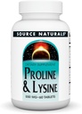 Fuente Naturals L-Proline &amp; L-Lysine, 550mg - 60 Tablets